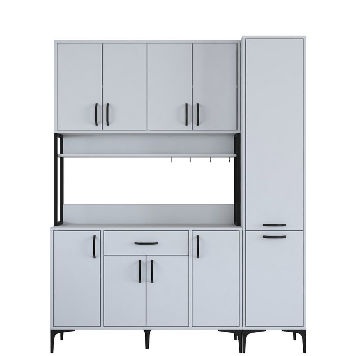 Hanah Home Armario Multiusos Blanco 160x198,6x40 cm